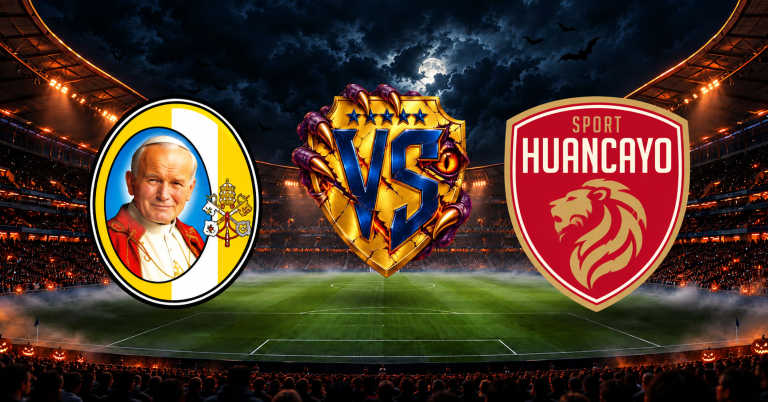 Juan Pablo II vs Sport Huancayo, mira las cuotas y pronósticos con estadísticas por Liga1 2026 en MasterBets365.