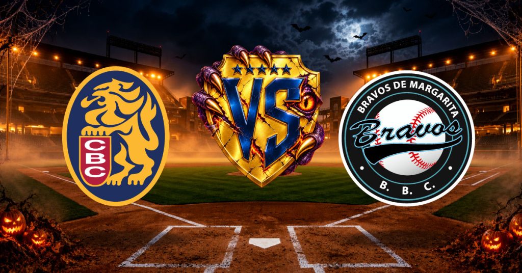 Este 15 de octubre, Leones vs Bravos se ven las caras para disputar un vibrante duelo en suelo insular en esta campaña 2026-27 de la LVBP.