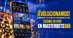 MasterBets365 ¡Sumérgete en la acción del renovado CASINO EN VIVO!