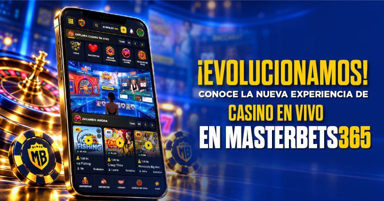 MasterBets365 ¡Sumérgete en la acción del renovado CASINO EN VIVO!