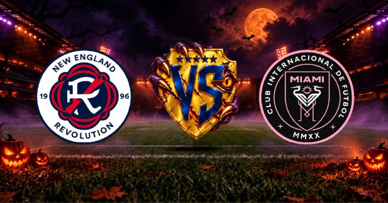 New England Revolution vs Inter Miami se enfrentan en el Gillette Stadium para disputar la jornada 33 del campeonato en la MLS.