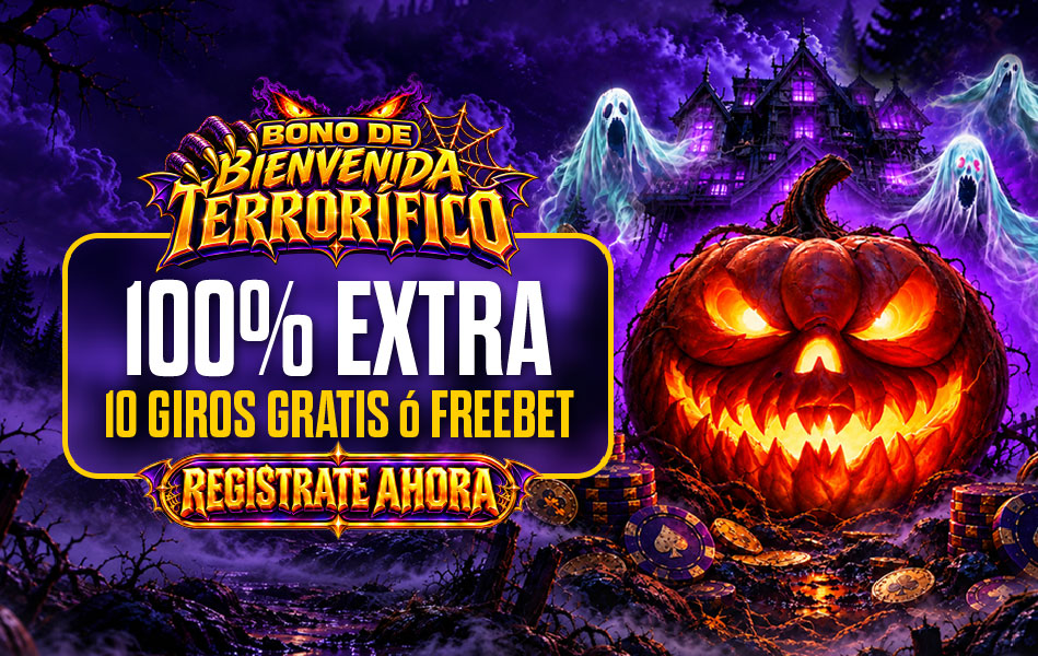 Bono de bienvenida - freebet- Halloween - casino online