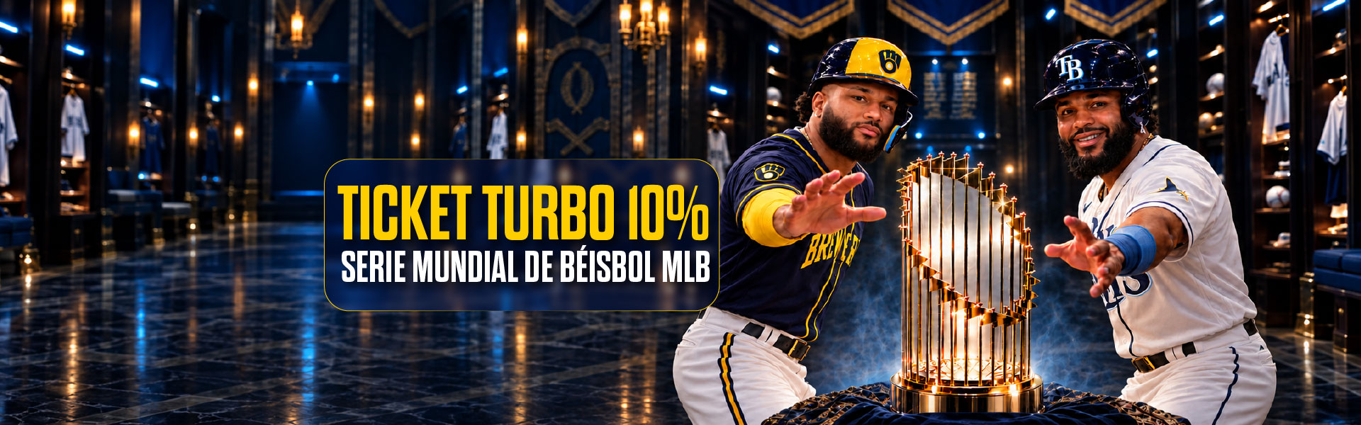 TICKET TURBO-10% MLB SERIE MUNDIAL DE BEISBOL