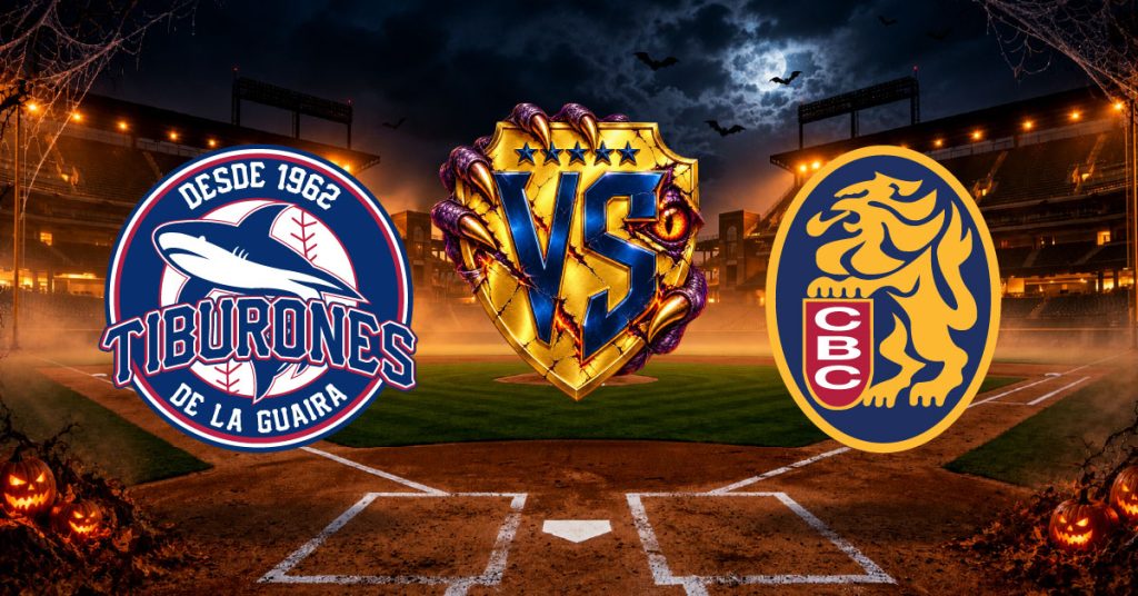 Este 20 de octubre, Tiburones vs Leones se enfrentan en un emocionante duelo en el Estadio Universitario en la temporada 2026-27 de la LVBP.