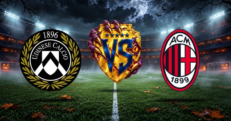 Udinese vs AC Milan se enfrentan en el Bluenergy Stadium para disputar la octava jornada del campeonato en la Serie A.